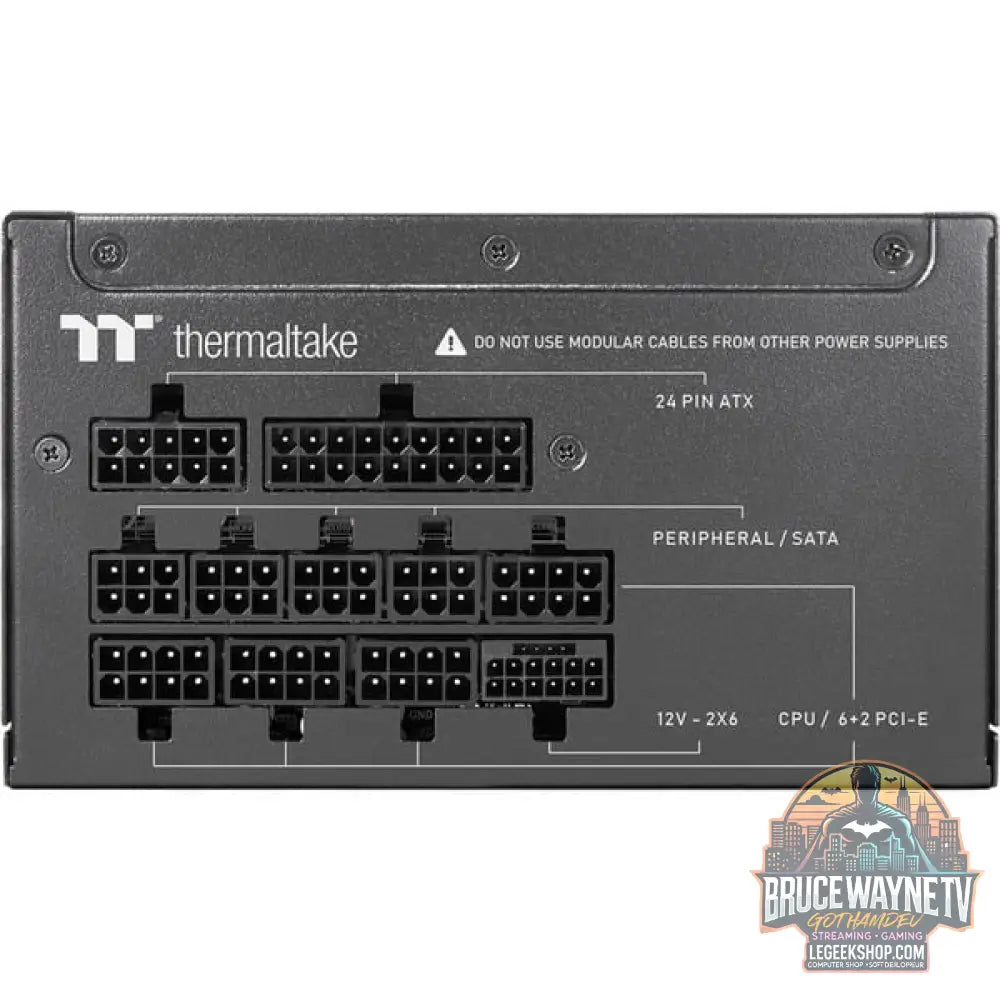 Thermaltake Germanium Pro RGB 850W, alimentation PC - Thermaltake - vue 5