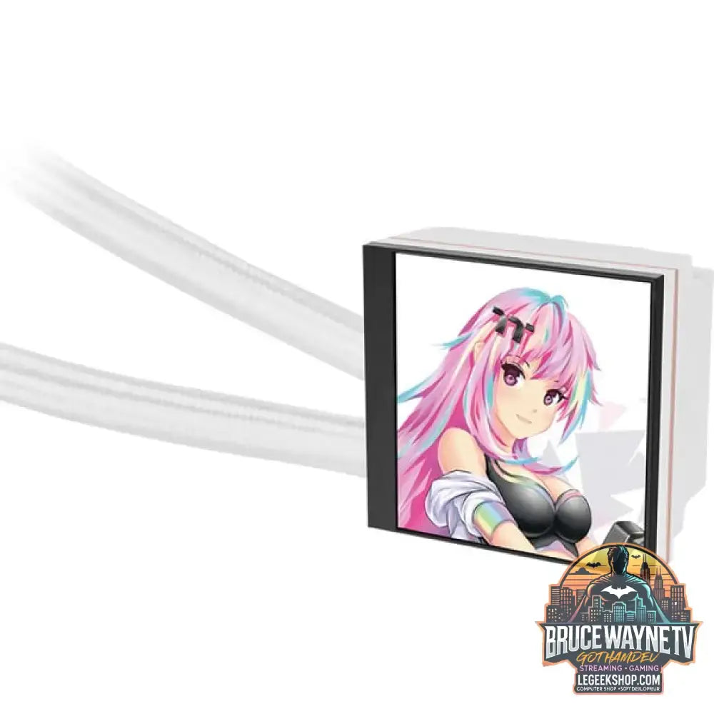 Thermaltake MAGFloe 420 Ultra ARGB Sync AIO Liquid Cooler, Wasserkühlung weiß, Snow Edition - Thermaltake - vue 9