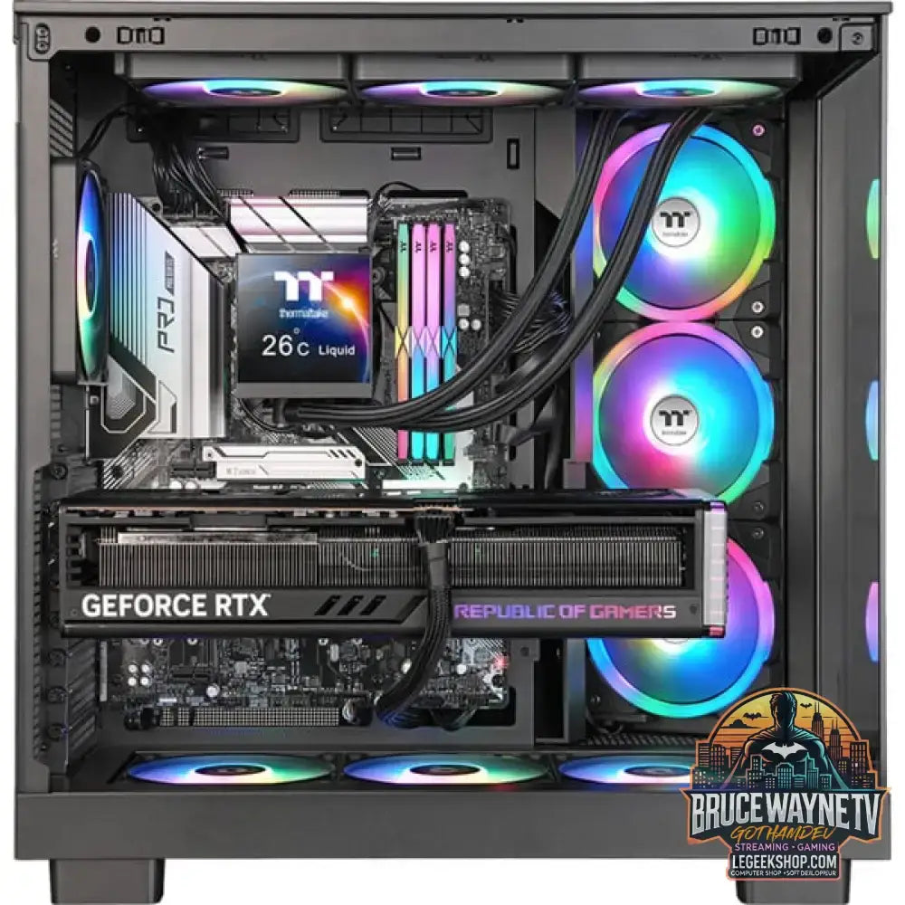 Thermaltake MAGFloe 420 Ultra ARGB Sync AIO Liquid Cooler, Wasserkühlung schwarz - Thermaltake - vue 19