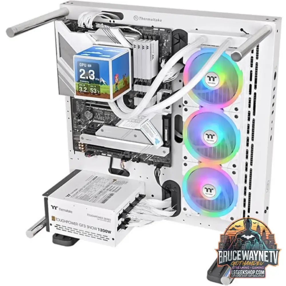 Thermaltake Minecube 360 Ultra ARGB, Wasserkühlung weiß - Thermaltake - vue 6