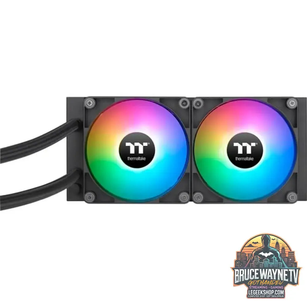 Thermaltake TH240 V2 ARGB Sync AIO Liquid Cooler, Wasserkühlung schwarz - Thermaltake - vue 2