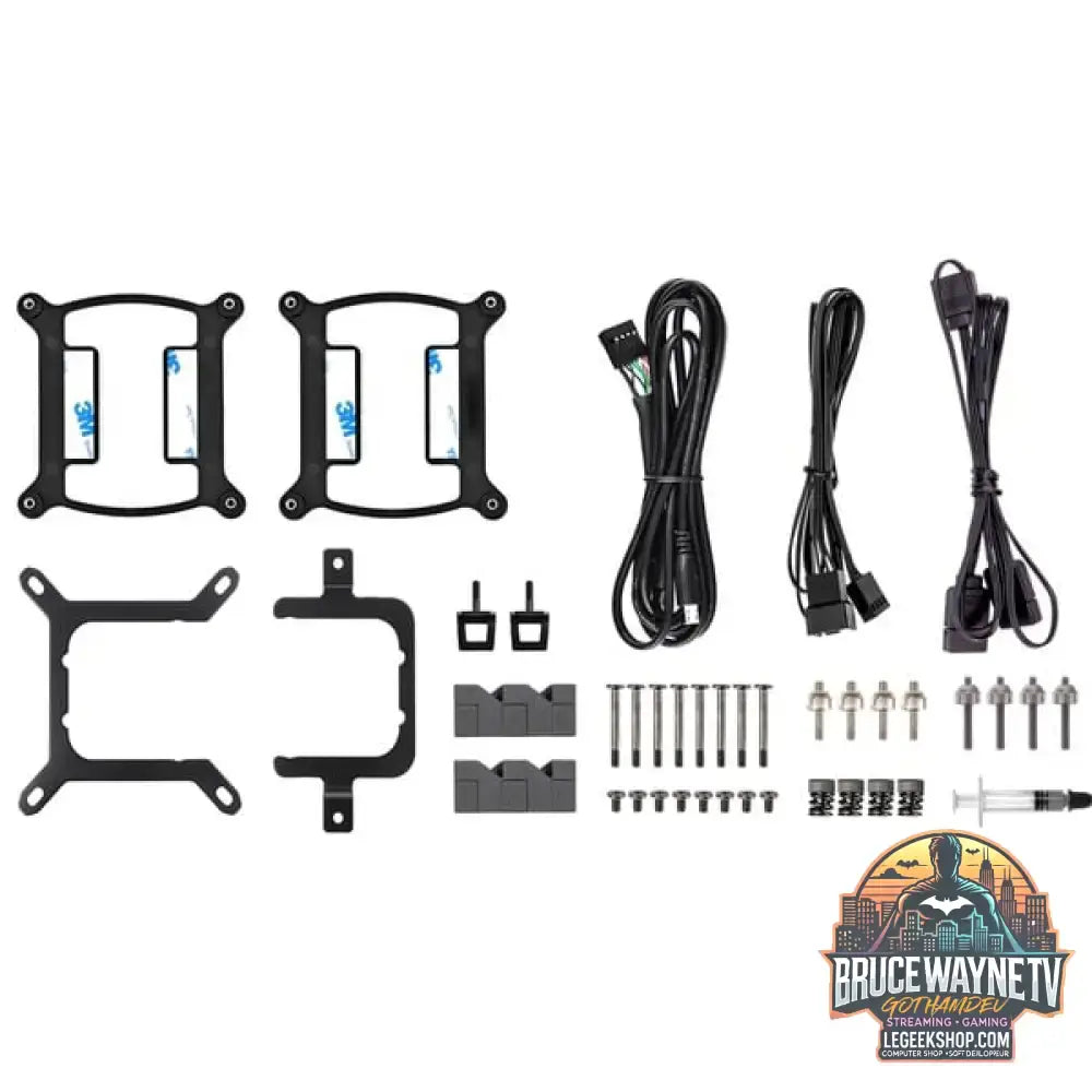 Thermaltake TH240 V2 Ultra ARGB Sync AIO Liquid Cooler, Wasserkühlung schwarz - Thermaltake - vue 11