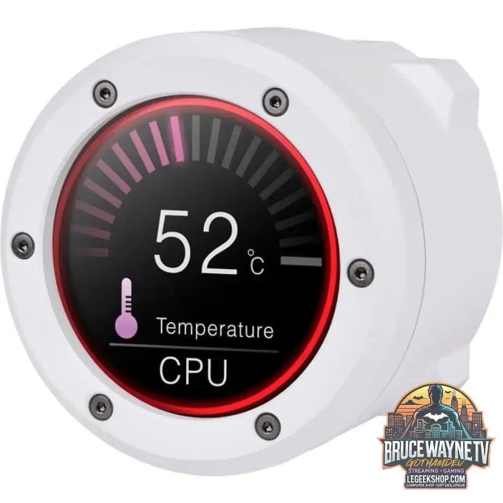 Thermaltake TH240 V2 Ultra ARGB Sync AIO Liquid Cooler Snow Edition, Wasserkühlung weiß - Thermaltake - vue 6