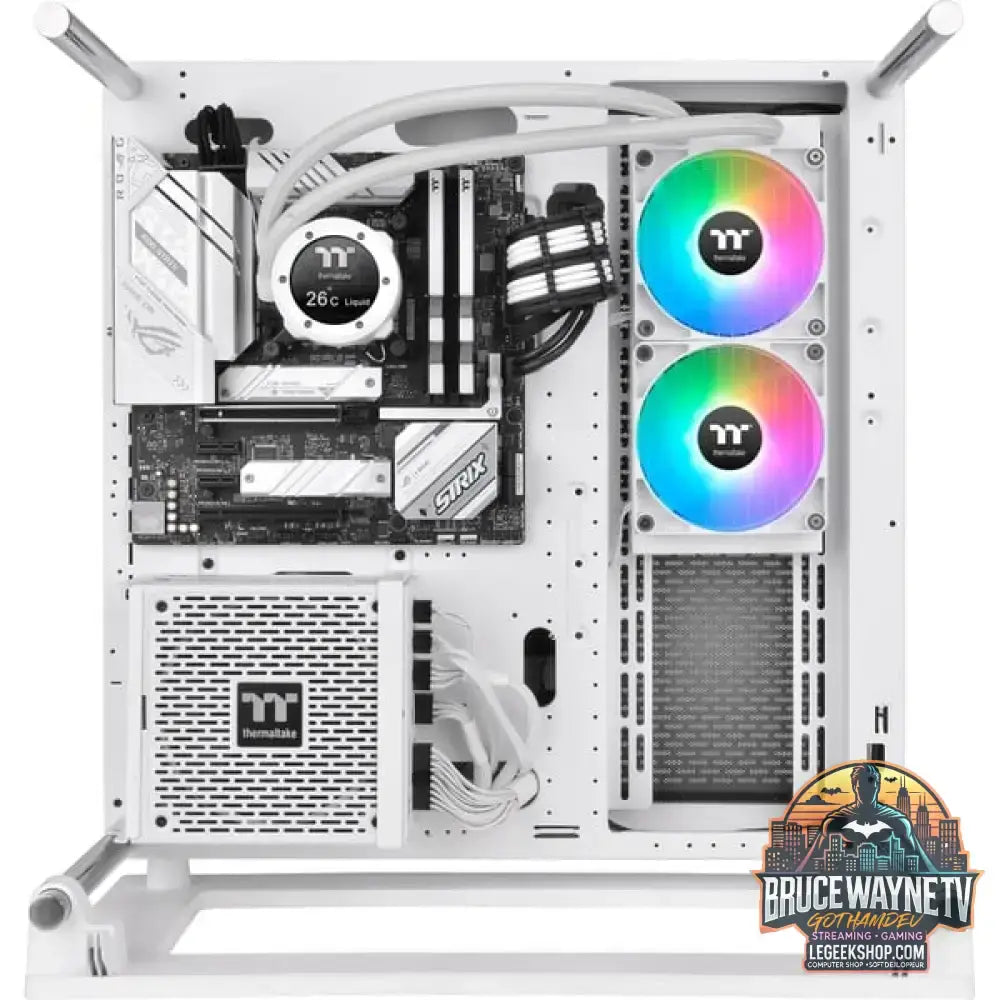 Thermaltake TH240 V2 Ultra ARGB Sync AIO Liquid Cooler Snow Edition, Wasserkühlung weiß - Thermaltake - vue 13