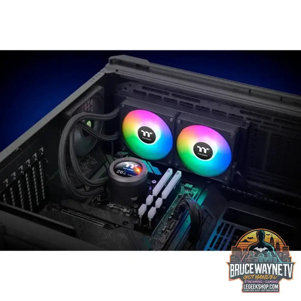Thermaltake TH240 V2 Ultra EX ARGB CPU AIO Liquid Cooler, Wasserkühlung schwarz - Thermaltake - vue 17