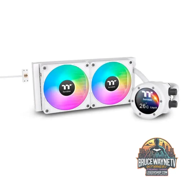 Thermaltake TH240 V2 Ultra EX ARGB Sync AIO Liquid Cooler - Snow Edition, Wasserkühlung weiß - Thermaltake