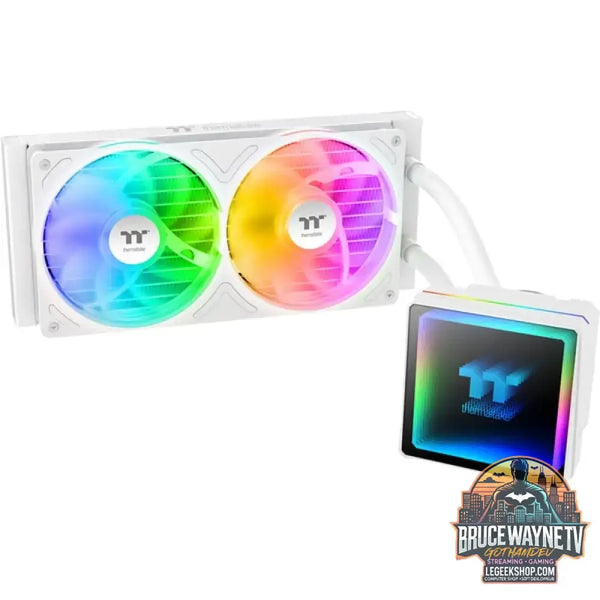 Thermaltake TH240 V3 ARGB Sync, Wasserkühlung weiß, Snow Edition - Thermaltake