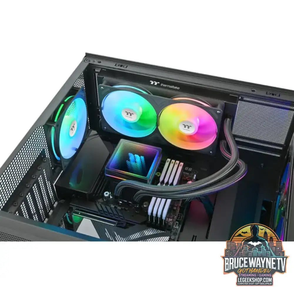 Thermaltake TH240 V3 ARGB Sync, Wasserkühlung schwarz - Thermaltake - vue 17