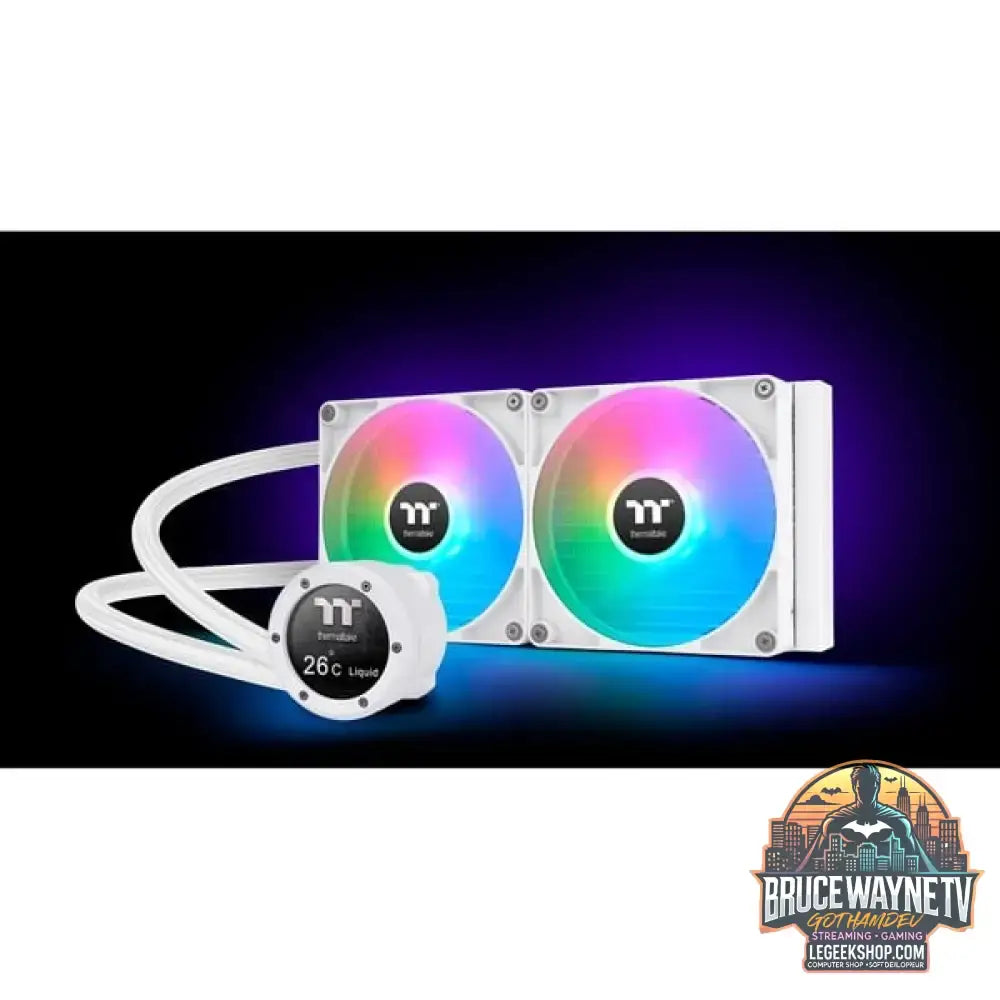 Thermaltake TH280 V2 Ultra ARGB Sync AIO Liquid Cooler Snow Edition, Wasserkühlung weiß - Thermaltake - vue 10