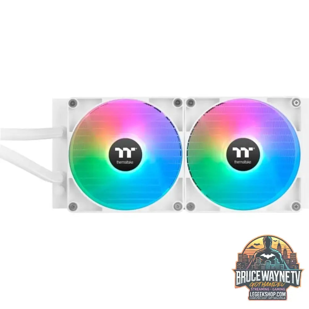 Thermaltake TH280 V2 Ultra ARGB Sync AIO Liquid Cooler Snow Edition, Wasserkühlung weiß - Thermaltake - vue 2