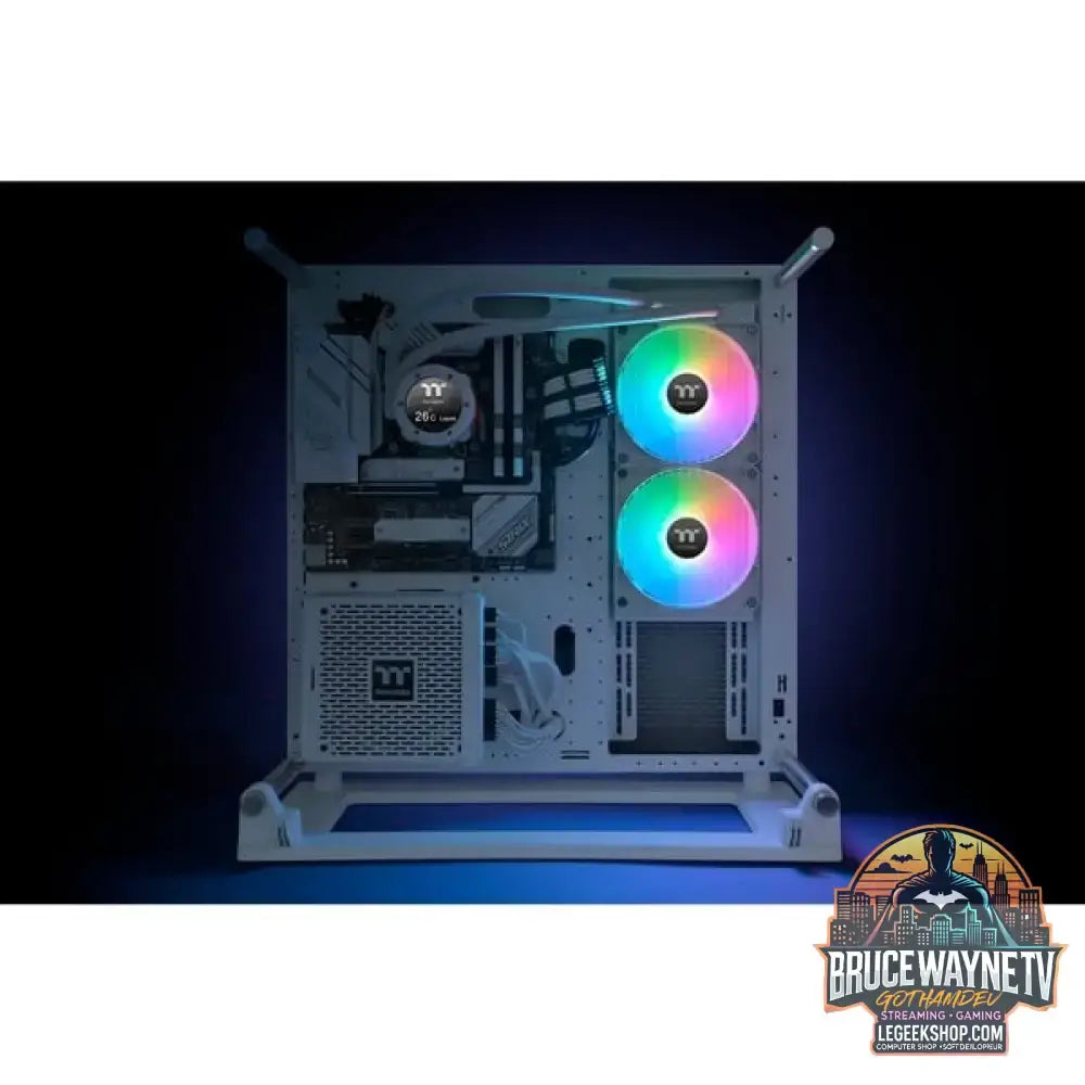 Thermaltake TH280 V2 Ultra ARGB Sync AIO Liquid Cooler Snow Edition, Wasserkühlung weiß - Thermaltake - vue 12