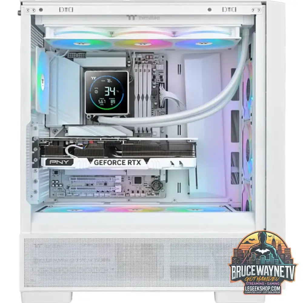 Thermaltake TH360-S V3 ARGB Sync, Wasserkühlung weiß, Snow Edition - Thermaltake - vue 18