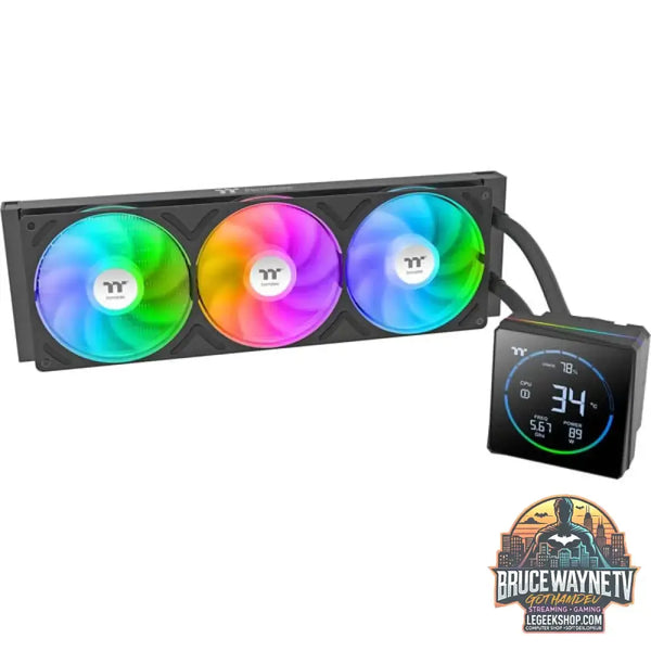 Thermaltake TH360-S V3 ARGB Sync, Wasserkühlung schwarz - Thermaltake