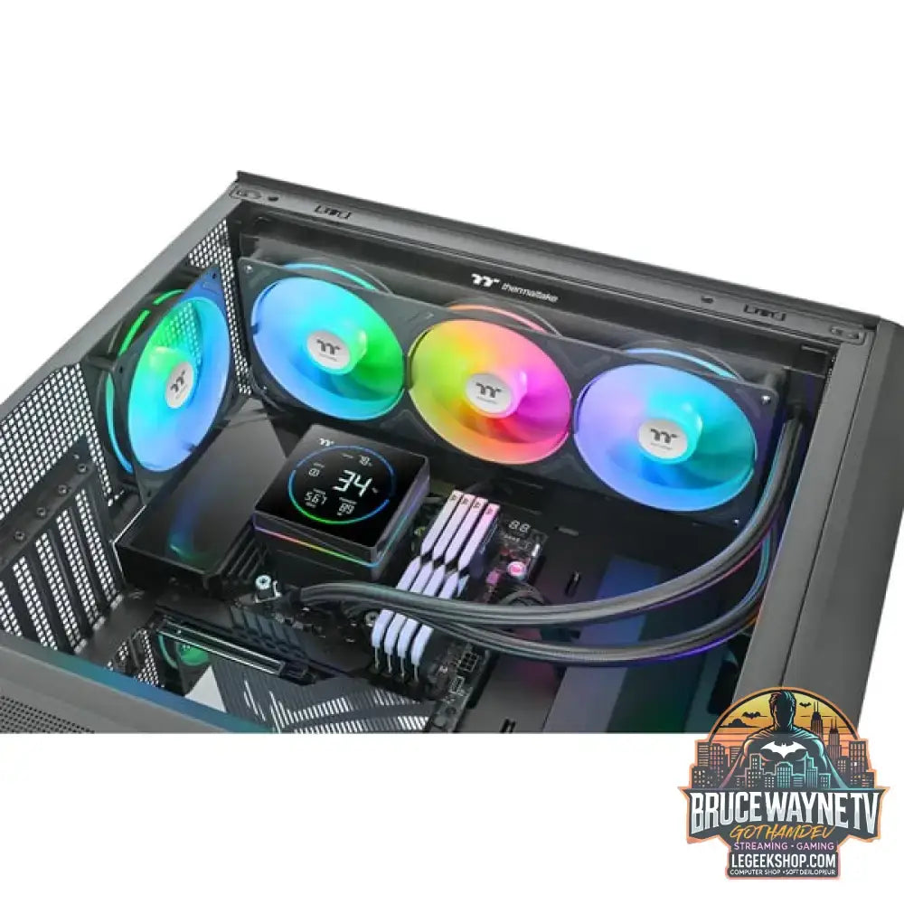 Thermaltake TH360-S V3 ARGB Sync, Wasserkühlung schwarz - Thermaltake - vue 17
