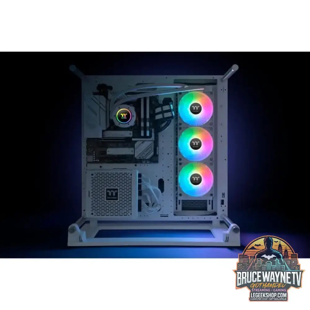 Thermaltake TH360 V2 ARGB Sync AIO Liquid Cooler Snow Edition, Wasserkühlung weiß - Thermaltake - vue 8