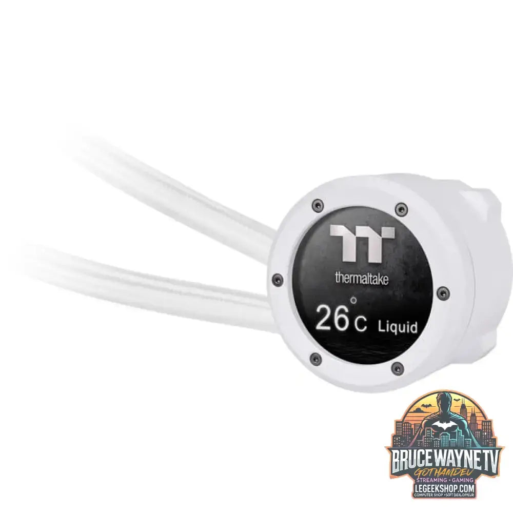 Thermaltake TH360 V2 Ultra ARGB Sync AIO Liquid Cooler Snow Edition, Wasserkühlung weiß - Thermaltake - vue 4