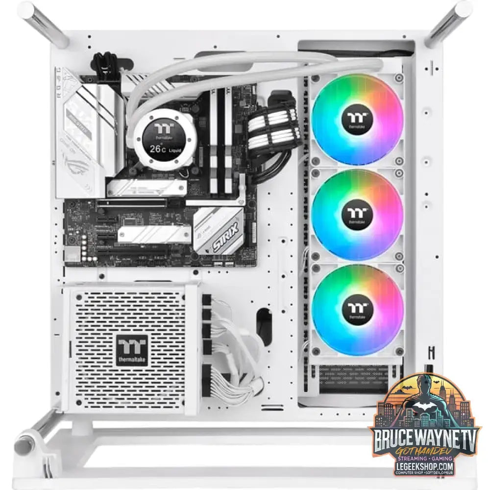 Thermaltake TH360 V2 Ultra ARGB Sync AIO Liquid Cooler Snow Edition, Wasserkühlung weiß - Thermaltake - vue 13