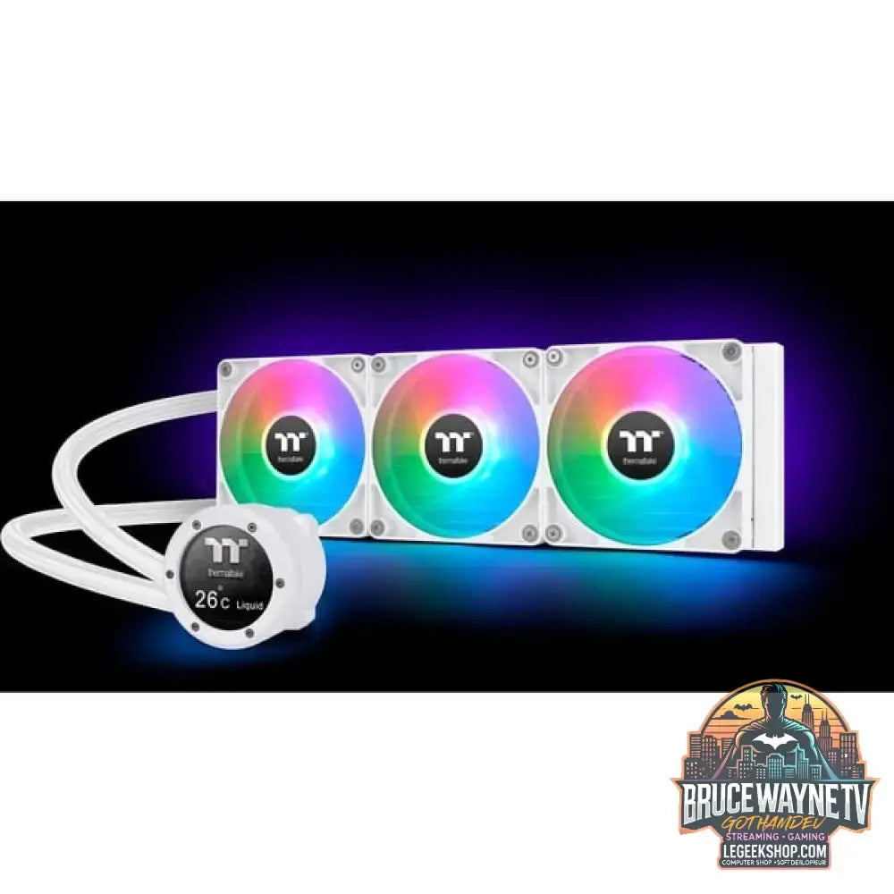 Thermaltake TH360 V2 Ultra ARGB Sync AIO Liquid Cooler Snow Edition, Wasserkühlung weiß - Thermaltake - vue 10