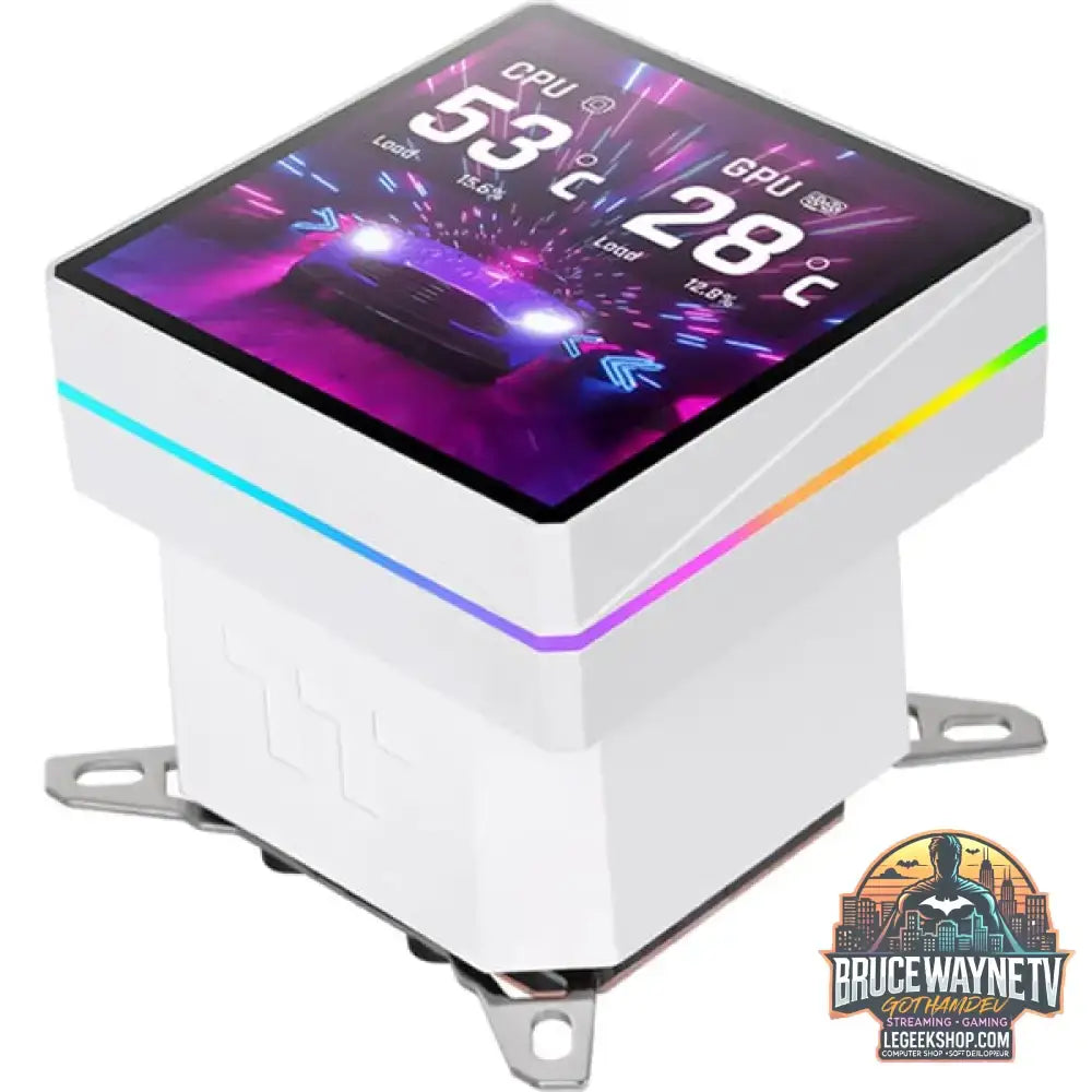 Thermaltake TH360 V3 Ultra ARGB Sync, Wasserkühlung weiß, Snow Edition - Thermaltake - vue 8
