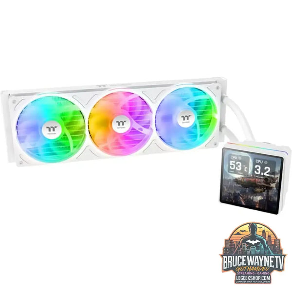 Thermaltake TH360 V3 Ultra ARGB Sync, Wasserkühlung weiß, Snow Edition - Thermaltake