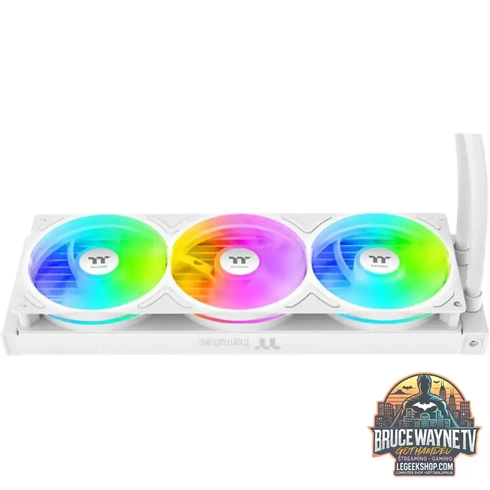 Thermaltake TH360 V3 Ultra ARGB Sync, Wasserkühlung weiß, Snow Edition - Thermaltake - vue 4