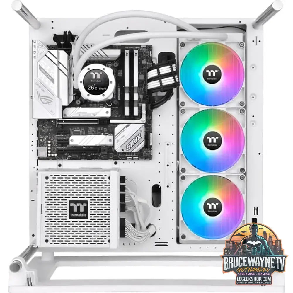 Thermaltake TH420 V2 Ultra ARGB Sync AIO Liquid Cooler Snow Edition, Wasserkühlung weiß - Thermaltake - vue 15