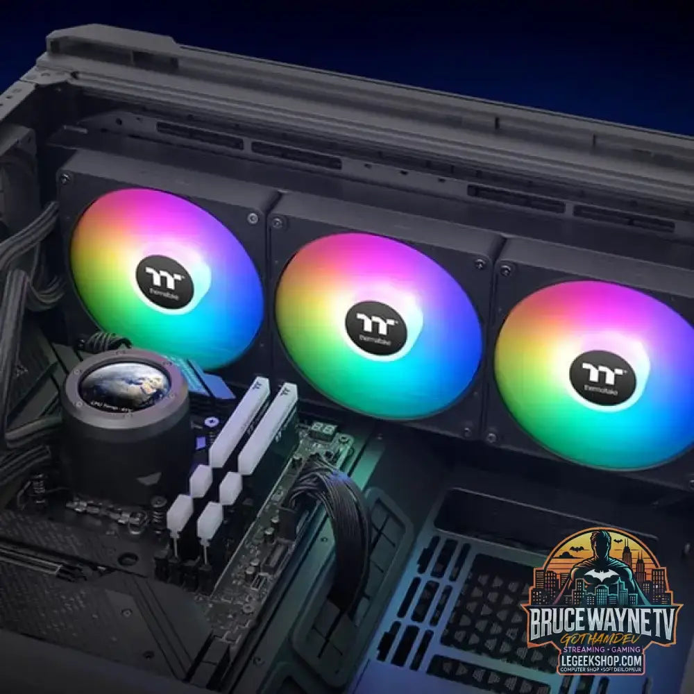 Thermaltake TH420 V2 Ultra EX ARGB CPU AIO Liquid Cooler, Wasserkühlung schwarz - Thermaltake - vue 6