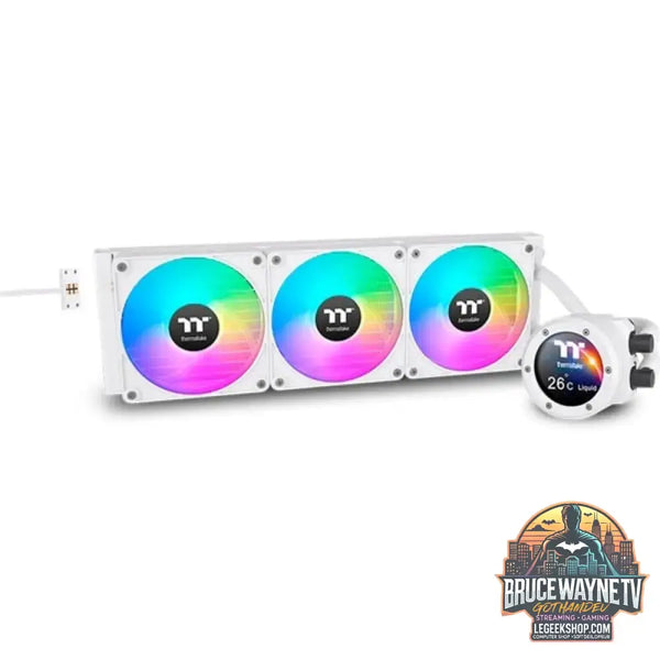 Thermaltake TH420 V2 Ultra EX ARGB Sync AIO Liquid Cooler - Snow Edition, Wasserkühlung weiß - Thermaltake