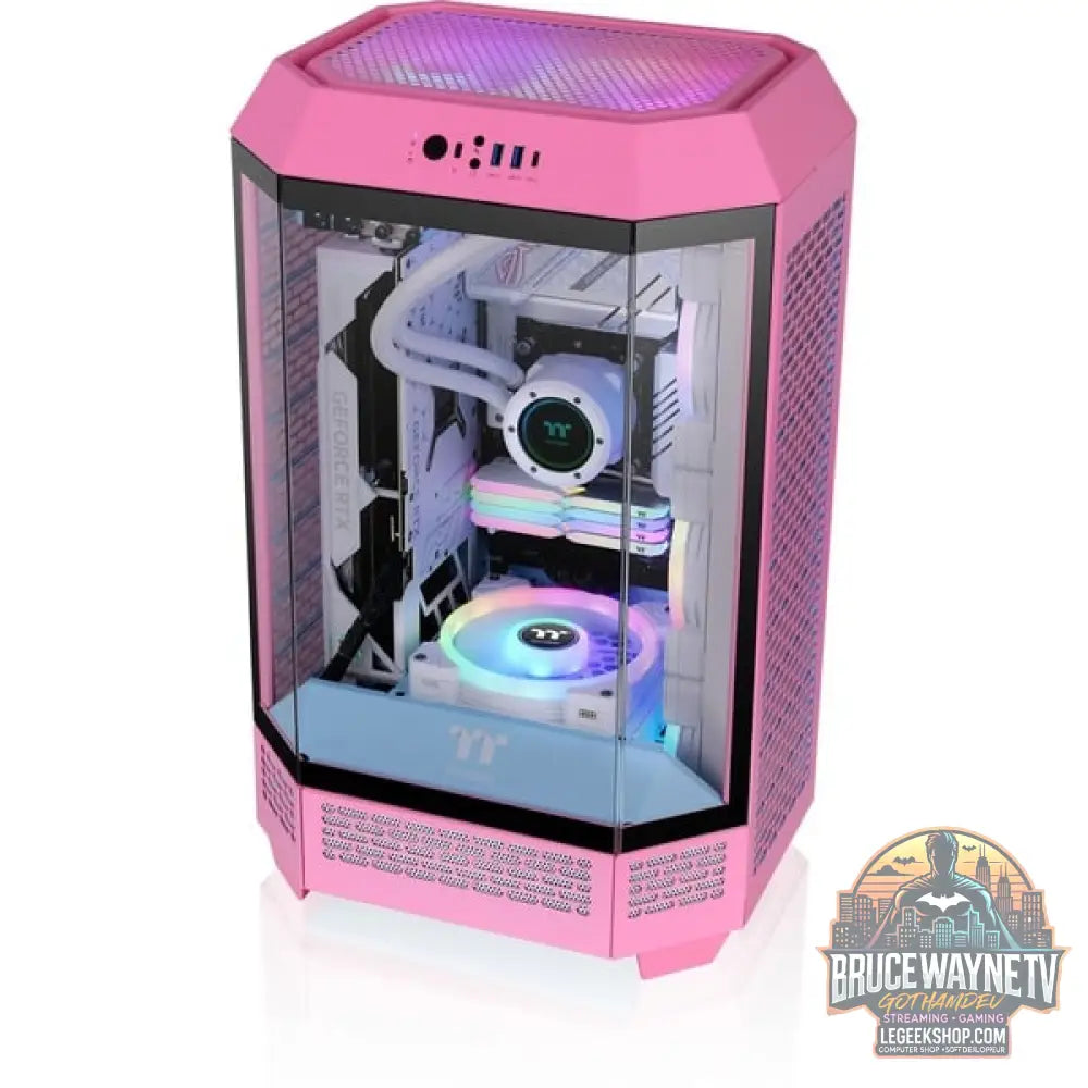 Thermaltake The Tower 300 Bubble Pink, Tower-Gehäuse - Thermaltake - vue 15