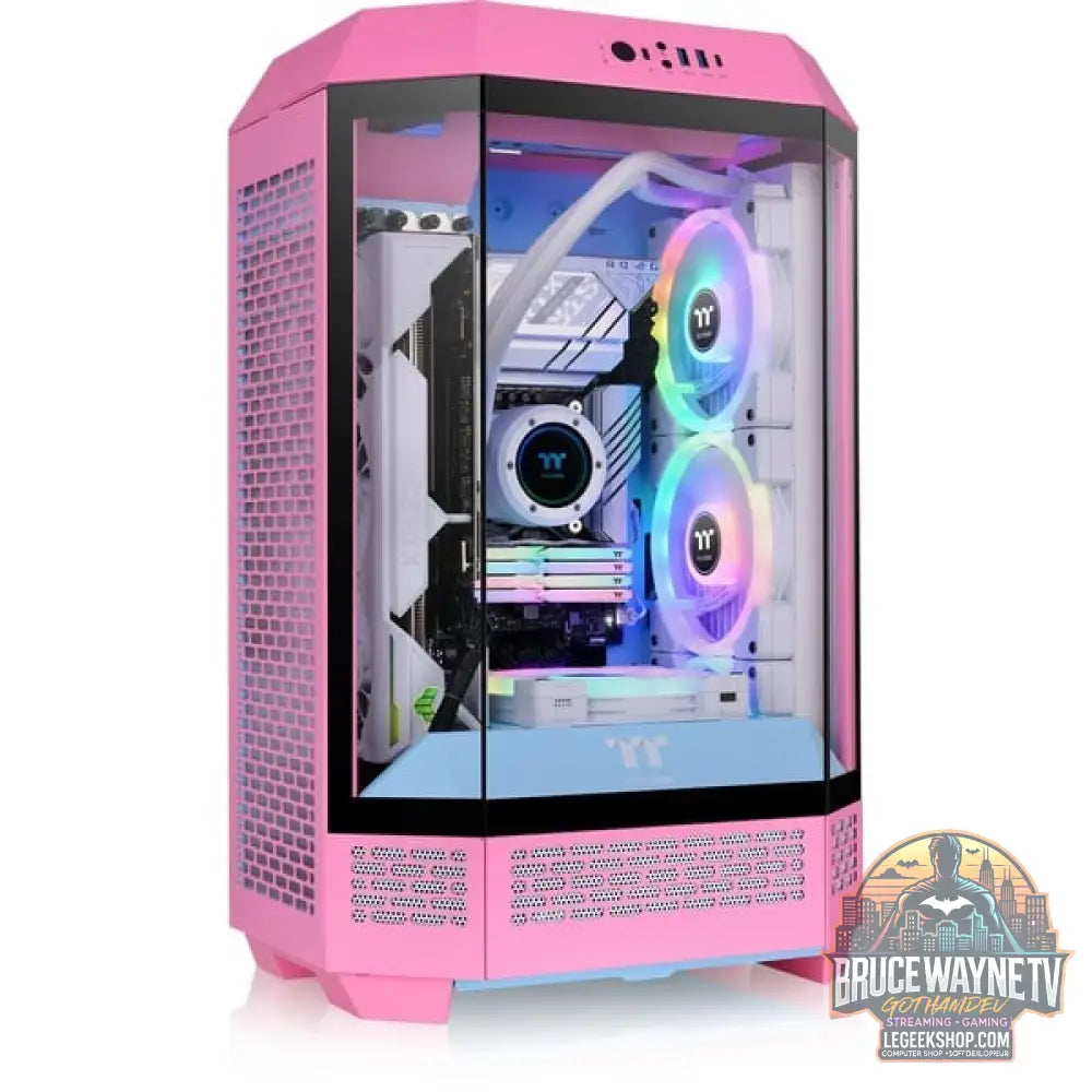 Thermaltake The Tower 300 Bubble Pink, Tower-Gehäuse - Thermaltake - vue 12