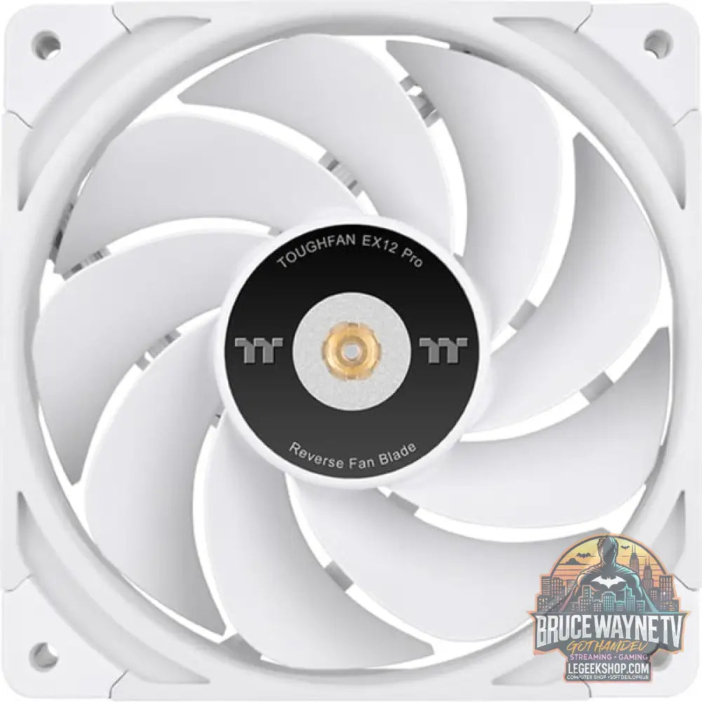 Thermaltake TOUGHFAN EX12 Pro White – Swappable Edition, Gehäuselüfter - Thermaltake - vue 3
