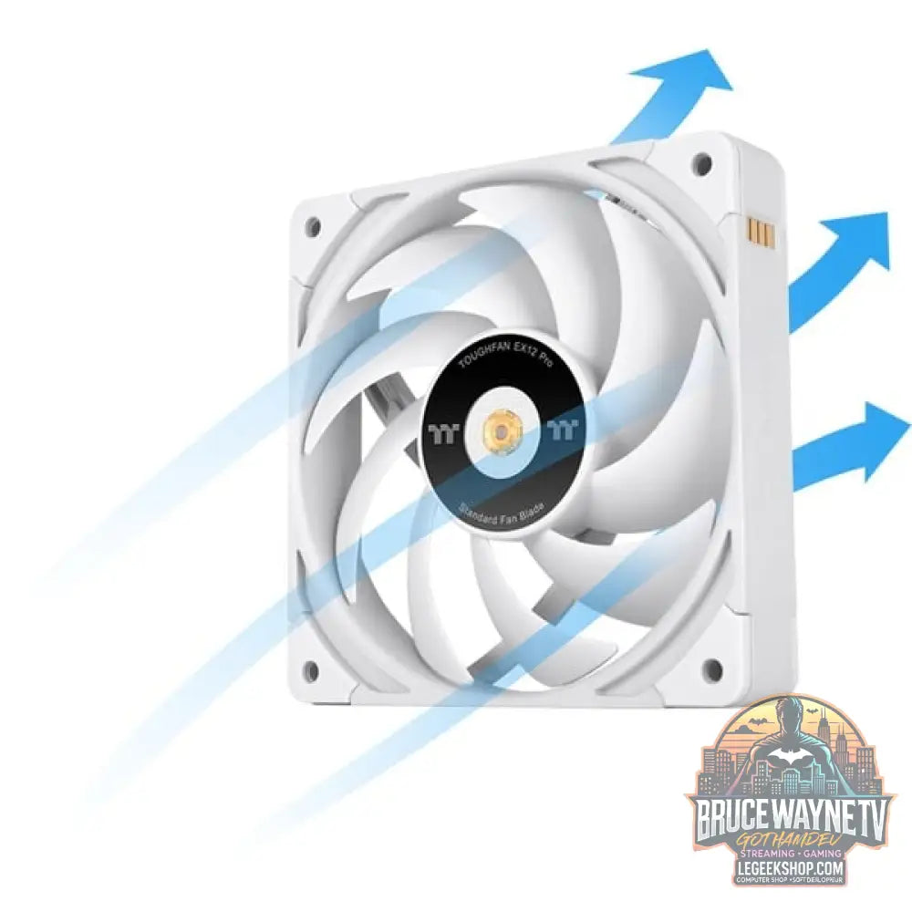 Thermaltake TOUGHFAN EX12 Pro White – Swappable Edition, Gehäuselüfter - Thermaltake - vue 14