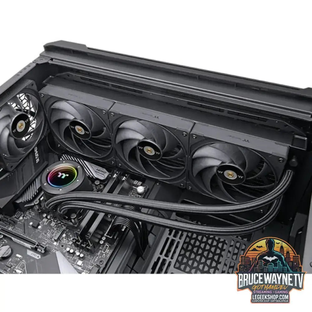 Thermaltake TOUGHLIQUID 420 EX Pro ARGB Sync AIO Liquid Cooler 420mm, Wasserkühlung schwarz - Thermaltake - vue 6