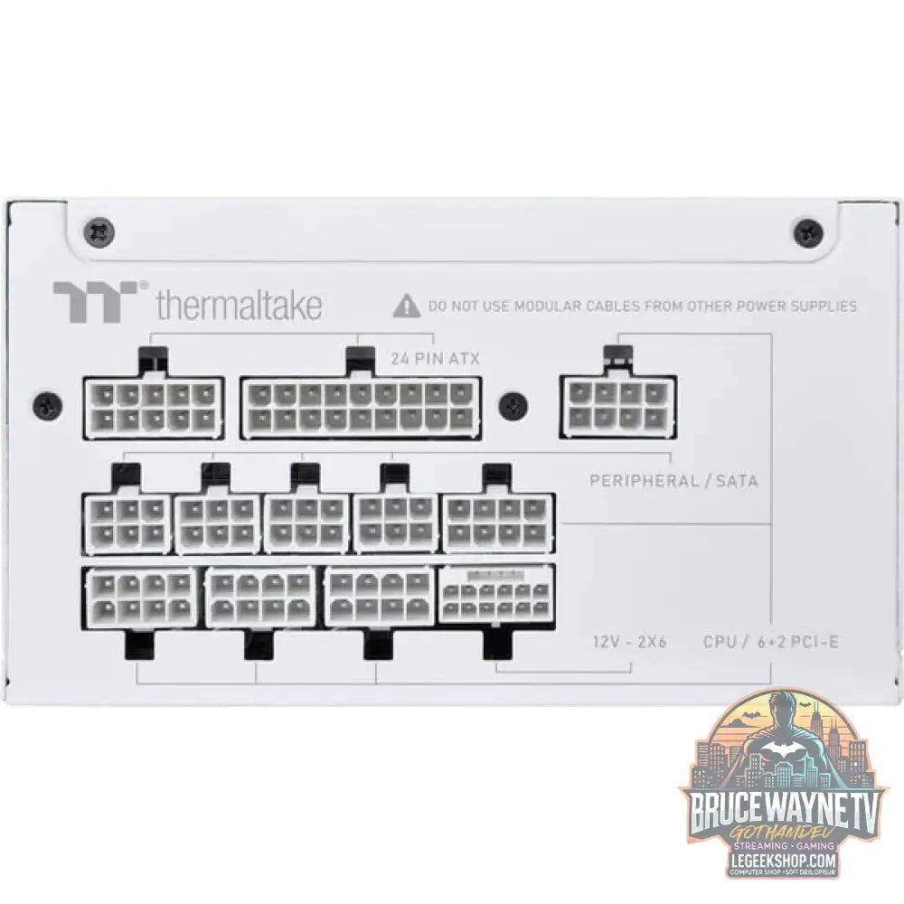 Thermaltake Toughpower GT Snow 1000W, alimentation PC - Thermaltake - vue 7