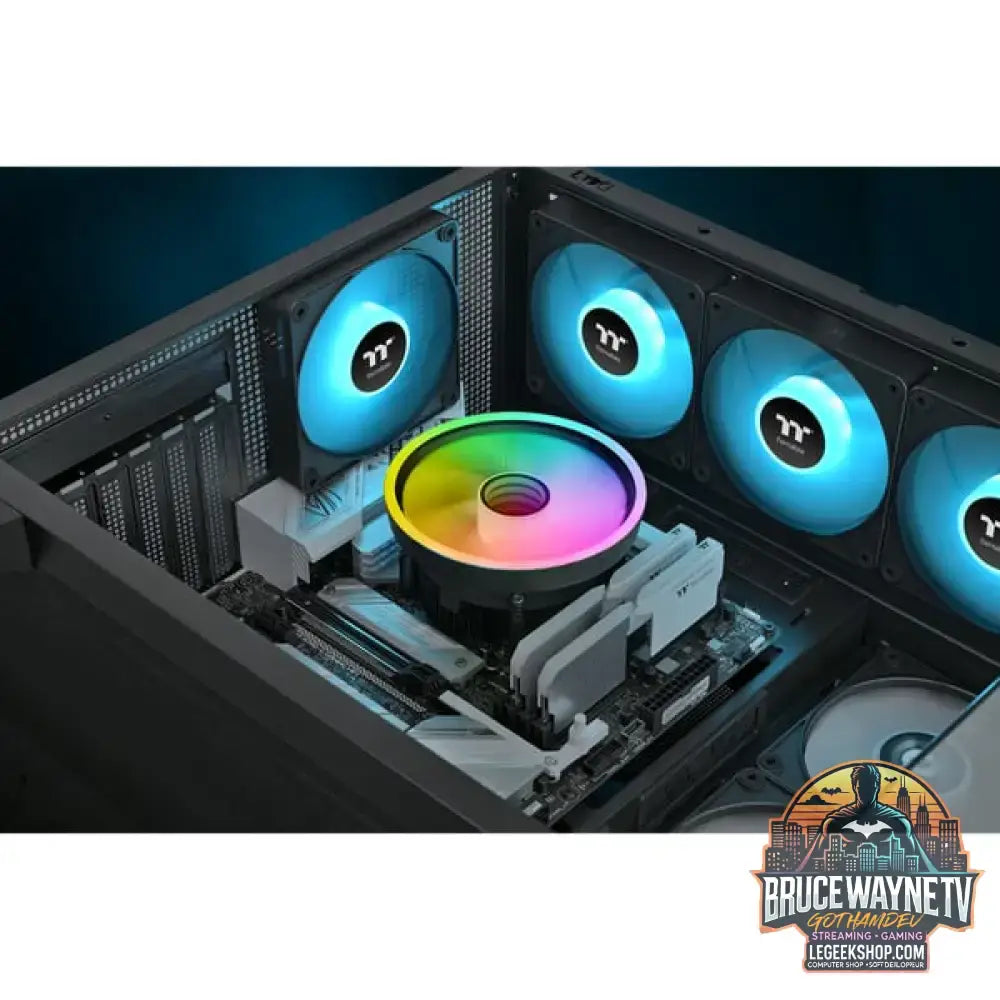 Thermaltake UX150-L ARGB Lighting, CPU-Kühler schwarz, 130 mm - Thermaltake - vue 11