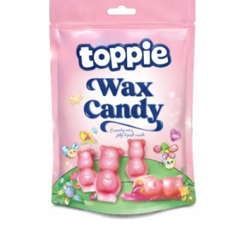Toppie Wax Candy Bear Strawberry 40 Gr x 12