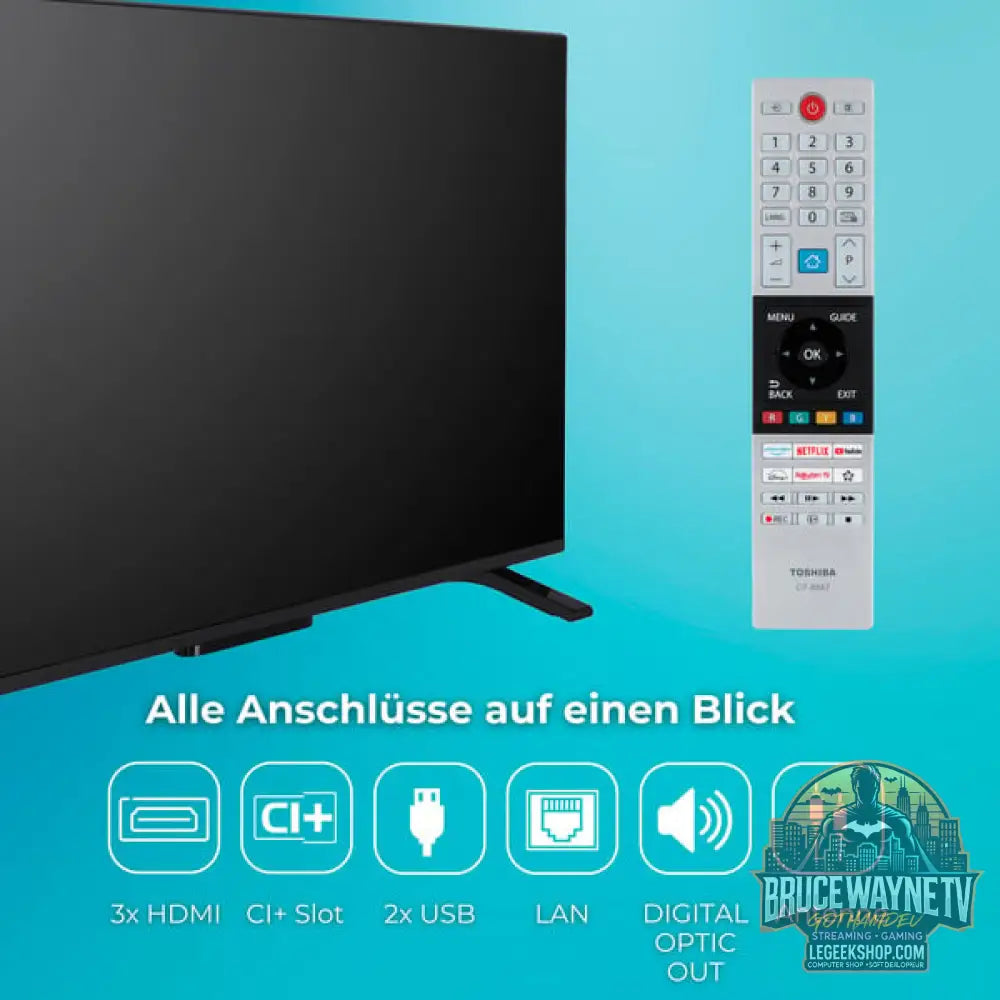 Toshiba 43UV2363DA, LED-Fernseher - Toshiba - vue 4