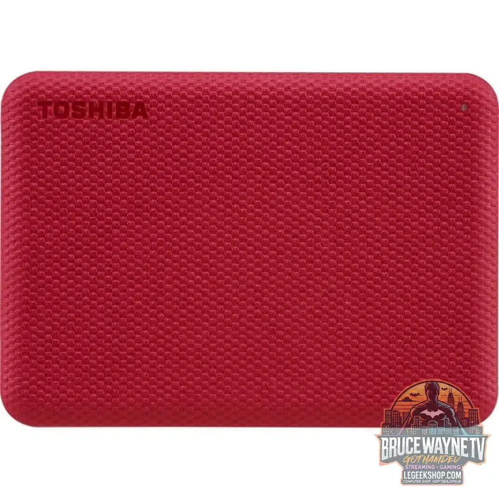 Toshiba Canvio Advance 2 TB, Externe Festplatte rouge, Micro-USB-B 3.2 Gen 1 (5 Gbit/s) - Toshiba - vue 2