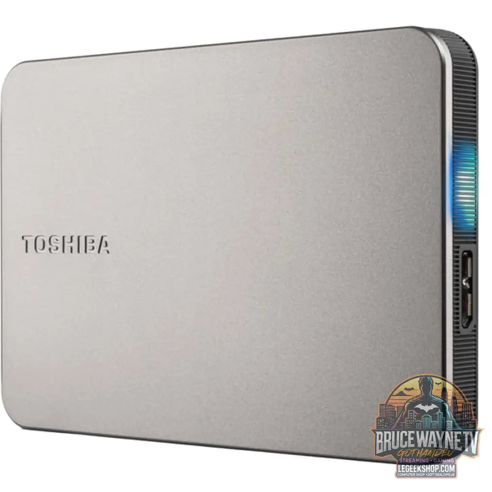 Toshiba Canvio Flex 1TB, Externe Festplatte hellargent, USB-C / USB-A - Toshiba - vue 3