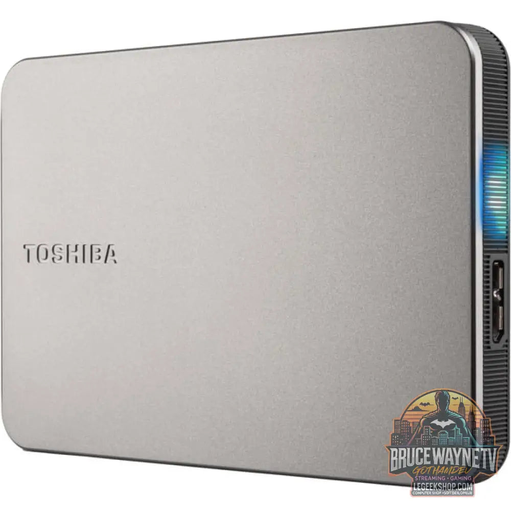 Toshiba Canvio Flex 2TB, Externe Festplatte hellargent, USB-C / USB-A - Toshiba - vue 3