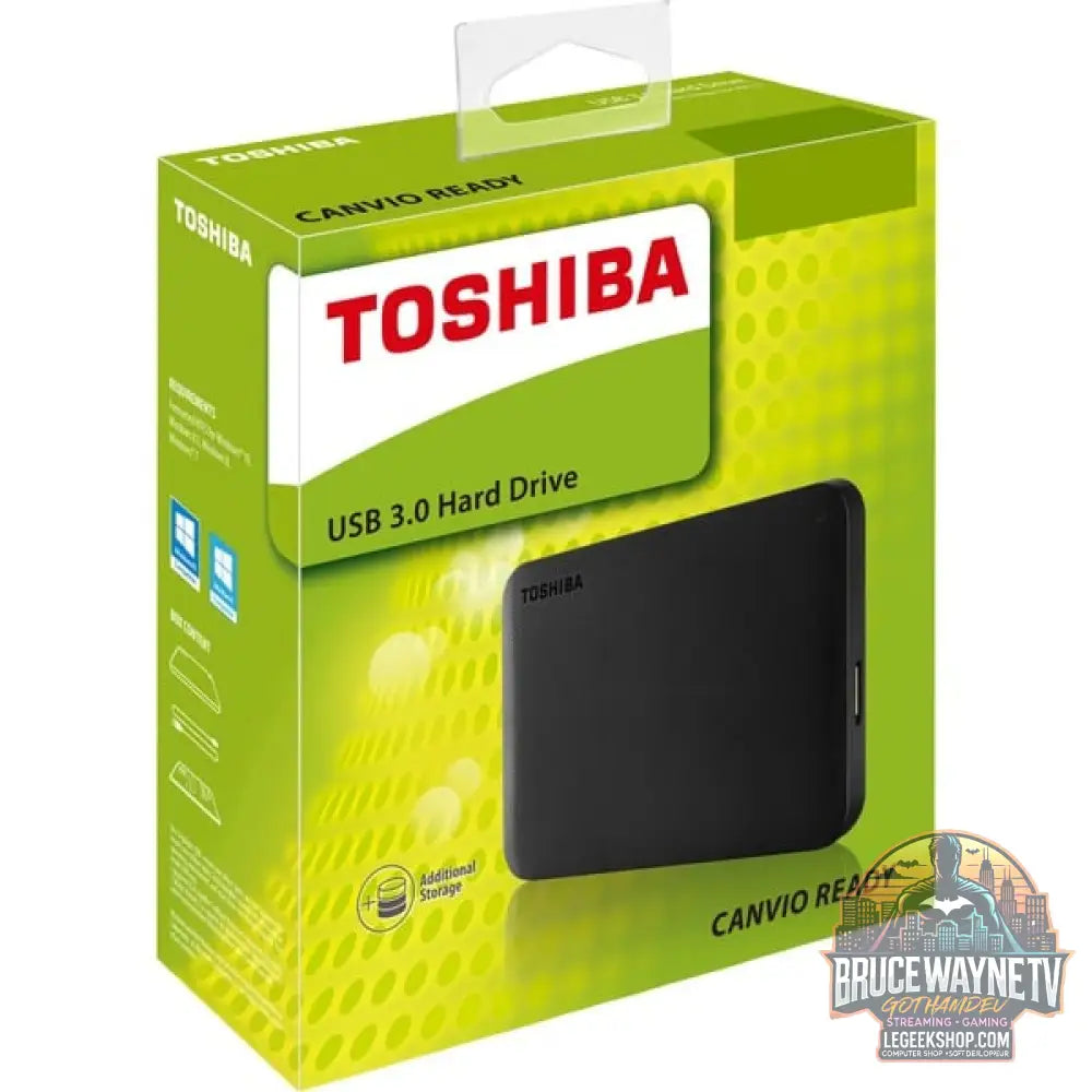 Toshiba Canvio Ready 2 TB, Externe Festplatte noir, Micro-USB-B 3.2 Gen 1 - Toshiba - vue 7
