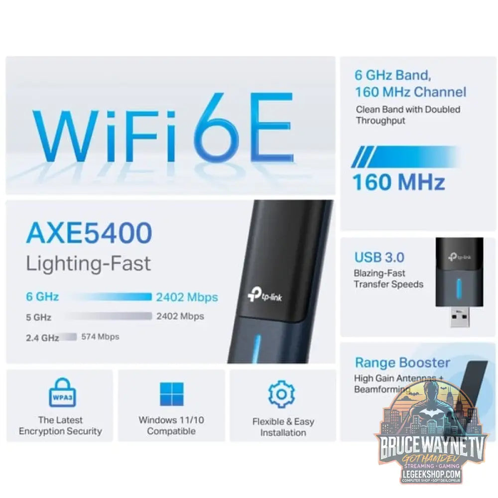 TP-Link Archer TXE70UH, adaptateur réseau - TP-Link - vue 4