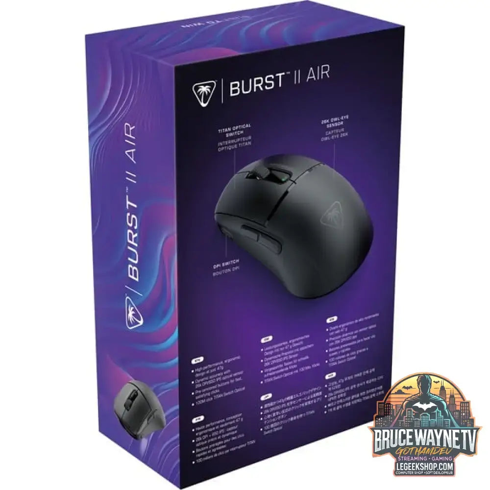 Turtle Beach Burst II Air, souris gaming - vue 7