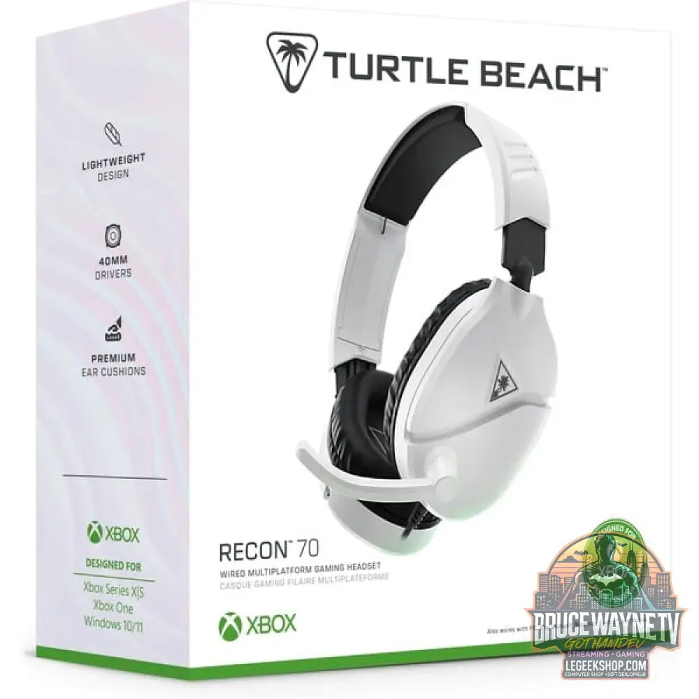Turtle Beach Recon 70, casque gaming - vue 21