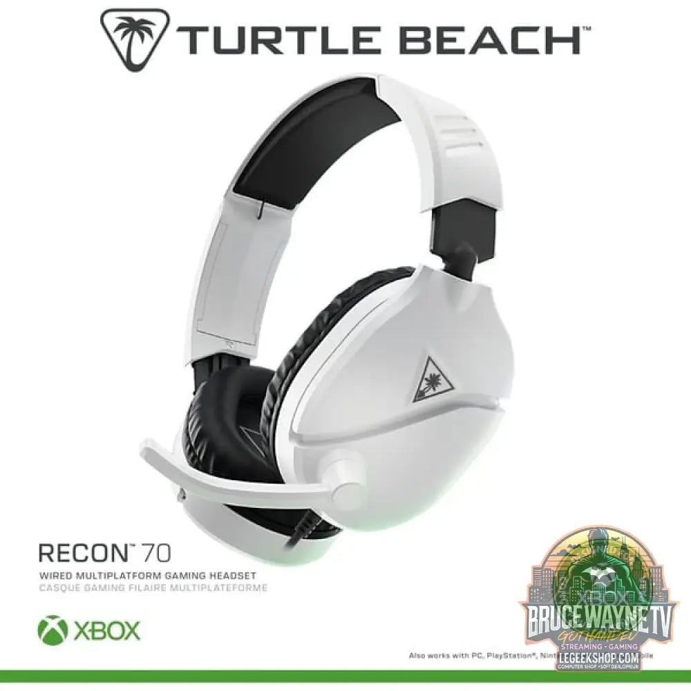 Turtle Beach Recon 70, casque gaming - vue 22