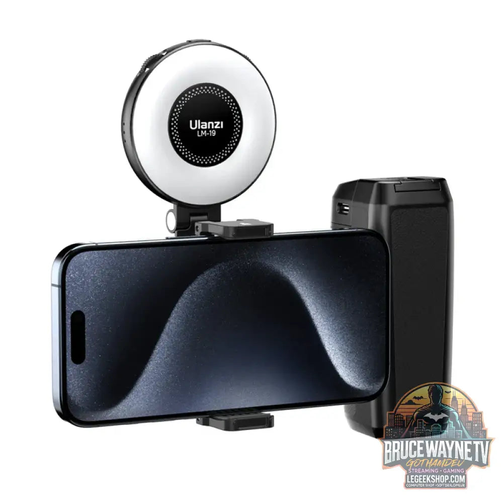 Ulanzi MA35 Poignée Smartphone MagSafe Obturateur Bluetooth - Stabilisateur Photo Vidéo - with Light / Fédération