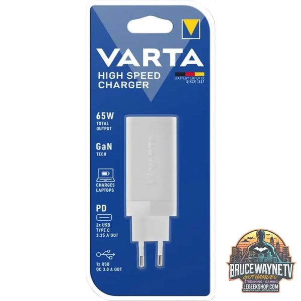 VARTA High Speed Charger, Ladegerät weiß - Stromquelle: Steckdose