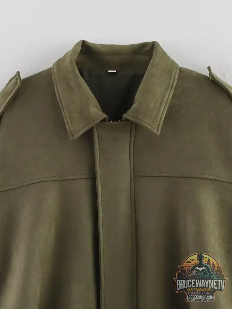 Veste Bombardier Femme Col Rabattu Vintage Chic Printemps - Veste Femme