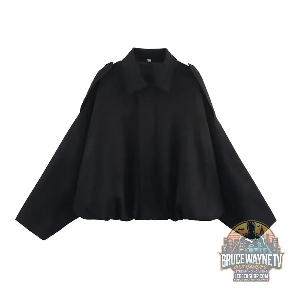 Veste Bombardier Femme Col Rabattu Vintage Chic Printemps - as picture 8 / M. - Veste Femme