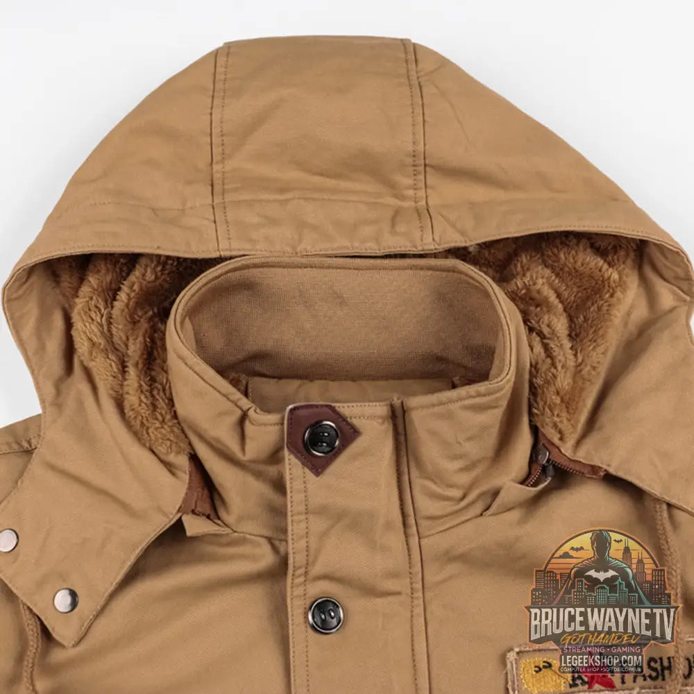 🧥 Veste Cargo Homme Hiver Capuche Détachable Multi-Poches 🧥 - Veste Cargo Homme